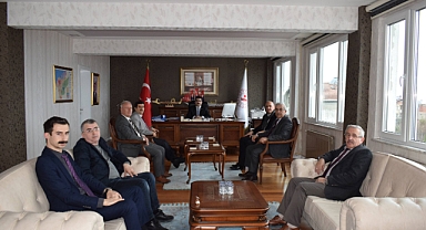 Halil Balık Kaymakamı Ziyaret Etti