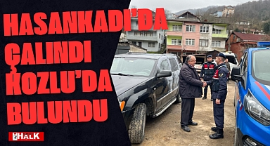 Hasankadı'da Çalındı Kozlu'da Bulundu