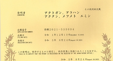 Japonya Projeyi Tescilledi!