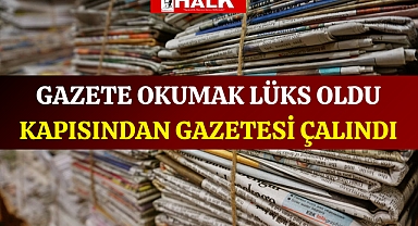 Kapısından Gazetesi Çalındı