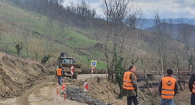 Karayolları Heyelan Bölgesinde