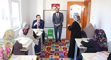 Kaymakam'dan Kursiyerlere Ziyaret