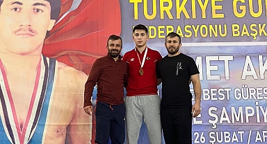 Kemal Çıplak Güreşte Türkiye 3.oldu