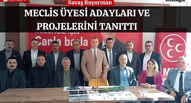 MHP Meclis Üyesi Adayları Ve Projeleri Tanıtımı