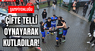 Şampiyonluğu Çifte Telli Oynayarak Kutladılar!