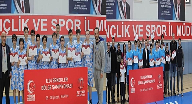 U14 Basketbol Bölge Şampiyonası Tamamlandı