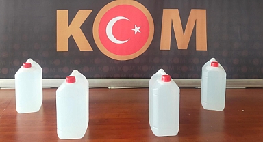 20 Litre Etil Alkol Ele Geçirildi!