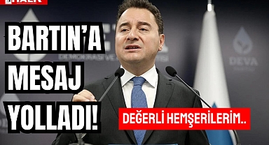 Ali Babacan'dan Bartın'a Mesaj!