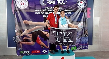 Bartınlı sporcular Yüzmede 13 madalya kazandı