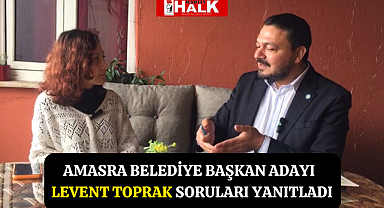 Başkan Adayı Toprak Soruları Yanıtladı