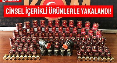 Cinsel İçerikli Ürünlerle Yakalandı!
