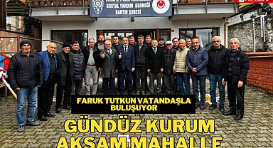 Gündüz Kurum, Akşam Mahalle Ziyareti