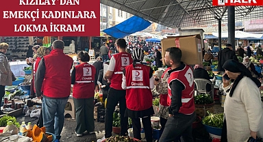 Kızılay'dan Kadınlara Lokma İkramı