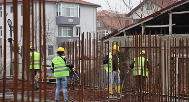 Merkez Camii İnşaatı Devam Ediyor