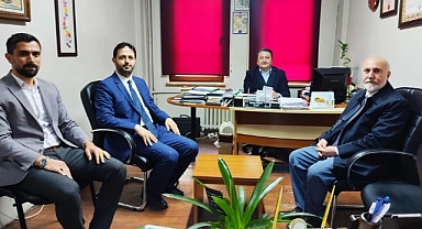 Müftü'den Manav'a Ziyaret