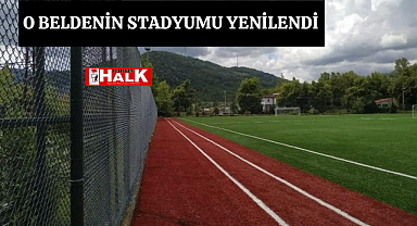 O Beldenin Stadyumu Yenilendi
