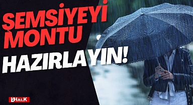 ŞEMSİYEYİ MONTU HAZIRLAYIN!