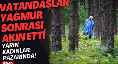 VATANDAŞLAR YAĞMUR SONRASI AKIN ETTİ