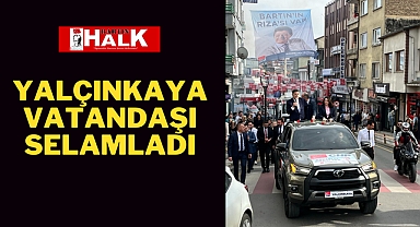 Yalçınkaya'ya yoğun ilgi