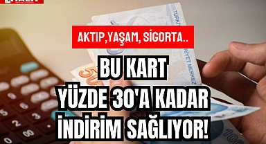 YÜZDE 30'A KADAR İNDİRİM!