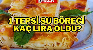 1 Tepsi Su Böreği Kaç Lira Oldu?