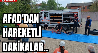 AFAD'DAN HAREKETLİ DAKİKALAR..