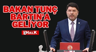Bakan Tunç Bartın'a Geliyor
