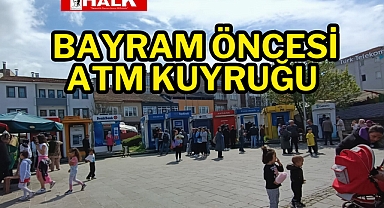 Bayram Öncesi ATM Kuyruğu