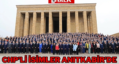 CHP'li İsimler Anıtkabir'de