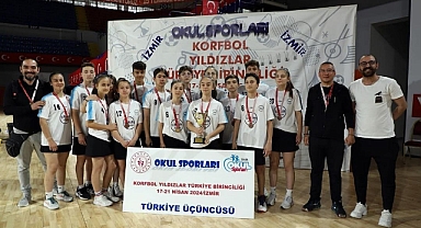 Cumhuriyet Ortaokulu Korfbol’da Türkiye 3.cü oldu