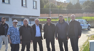 Futbolun patronları U17 maçını izledi
