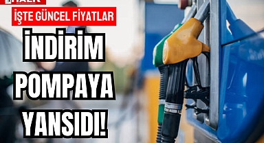 İNDİRİM POMPAYA YANSIDI!