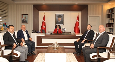 Kaymakam Vali Arslan'ı Ziyaret Etti