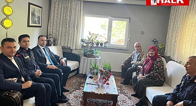 Kaymakamdan Kıbrıs Gazisine Ziyaret