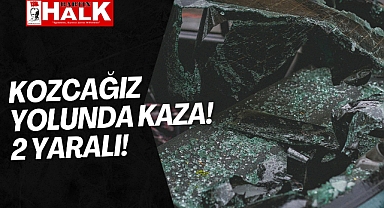 Kozcağız Yolunda Kaza! 2 yaralı