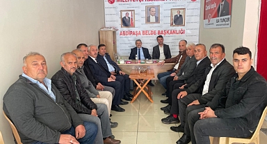 MHP'li İsimler Abdipaşalılarla Bayramlaştı