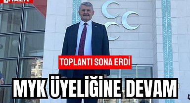 MYK ÜYELİĞİNE DEVAM