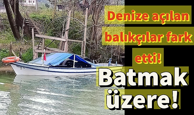 TEKNE BATMAK ÜZERE 