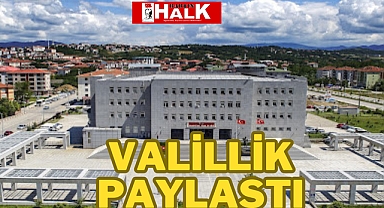 Valilik Paylaştı