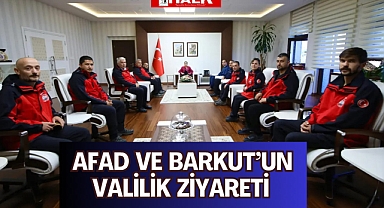 AFAD VE BARKUT'UN VALİLİK ZİYARETİ