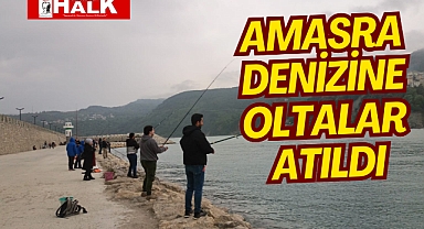 AMASRA DENİZİNE OLTALAR ATILDI