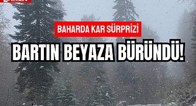 BARTIN BEYAZA BÜRÜNDÜ!