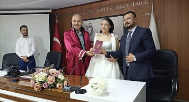 Başkan Çakır, Nikahlarını Kıydı