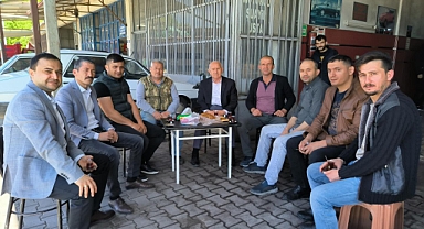 Başkan Esnafı Gezdi