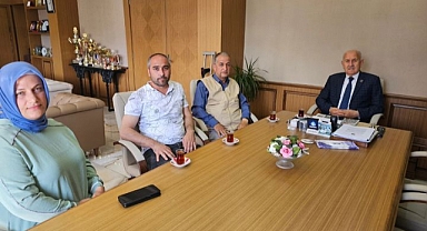 BAŞKAN KARAMAN'A ZİYARET