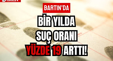 BİR YILDA SUÇ ORANI YÜZDE 19 ARTTI!