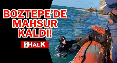 BOZTEPE'DE MAHSUR KALDI