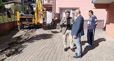 Doğalgaz Çalışmalarını Yerinde İnceledi