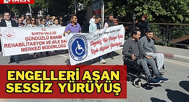 ENGELLERİ AŞAN SESSİZ YÜRÜYÜŞ!