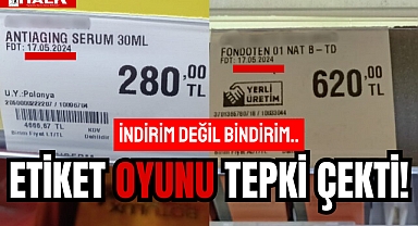 ETİKET OYUNU TEPKİ ÇEKTİ!